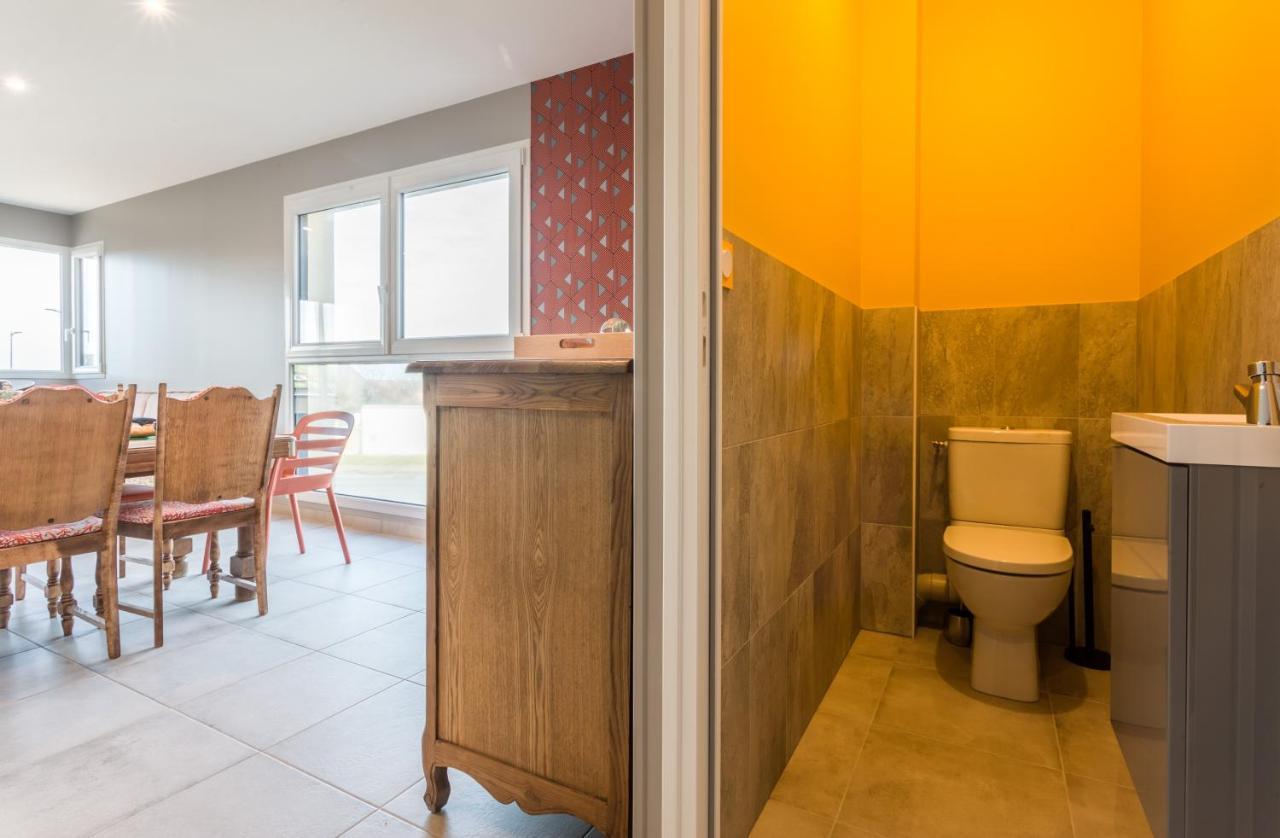 Tribord, Appt Avec Terrasse Et Vue Mer, Parking Saint-Come-de-Fresne Экстерьер фото